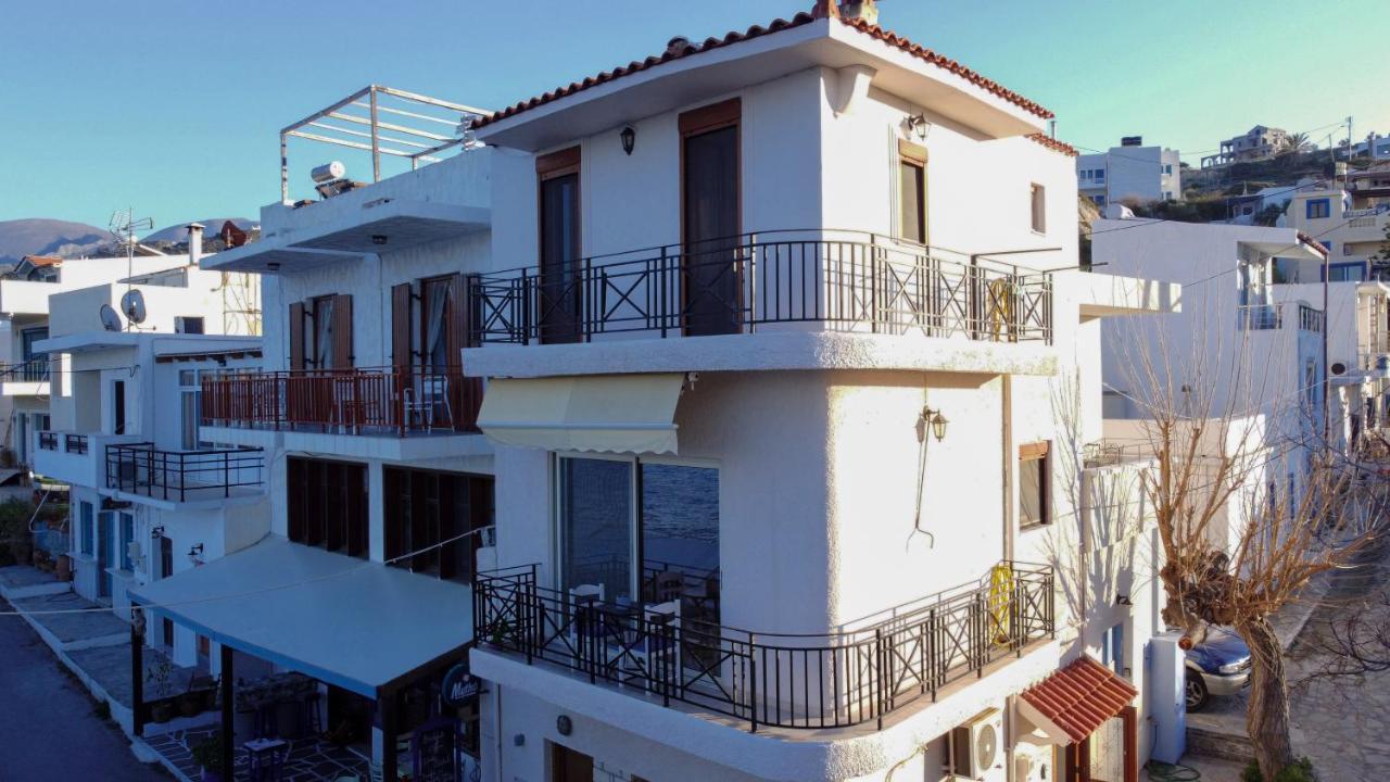 The Island House - Family Size Apt - Overlooking The Aegean - 3 Steps From The Beach Mochlos Exterior photo